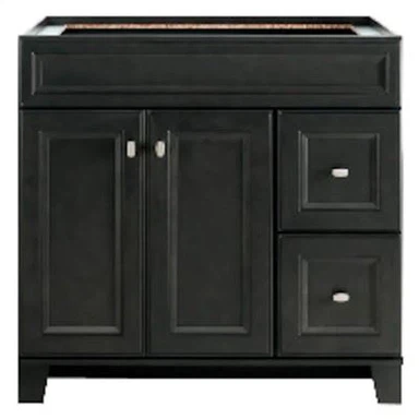 36 इंच ग्रे बाथरूम वैनिटी