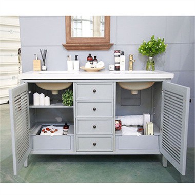 48 इंच डबल सिंक वैनिटी