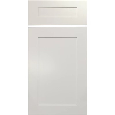 सफेद शेकर रसोई अलमारियाँ